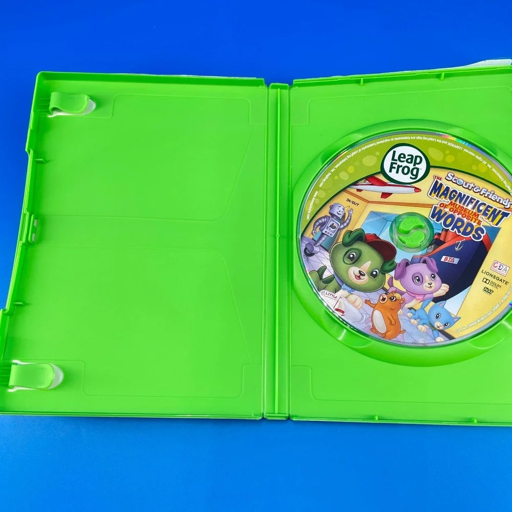 Leap Frog 4 DVD Lot Educational Math Phonics Shapes Home School Preschool Cases